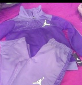 Grey Jordan track suit